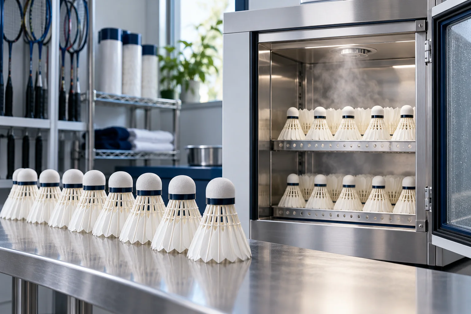 Ultrasonic shuttlecock humidification and steaming equipment