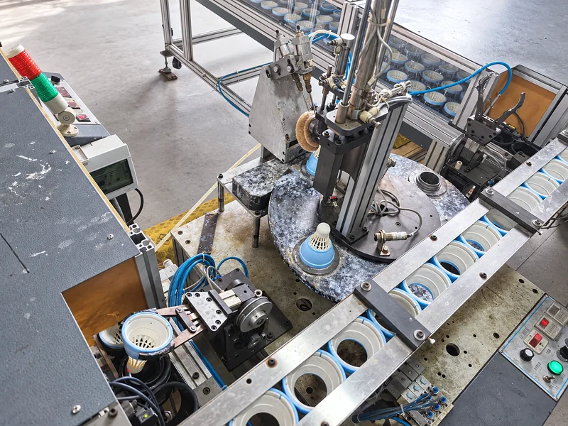 Dual-thread precision binding and constant-tension forming machine