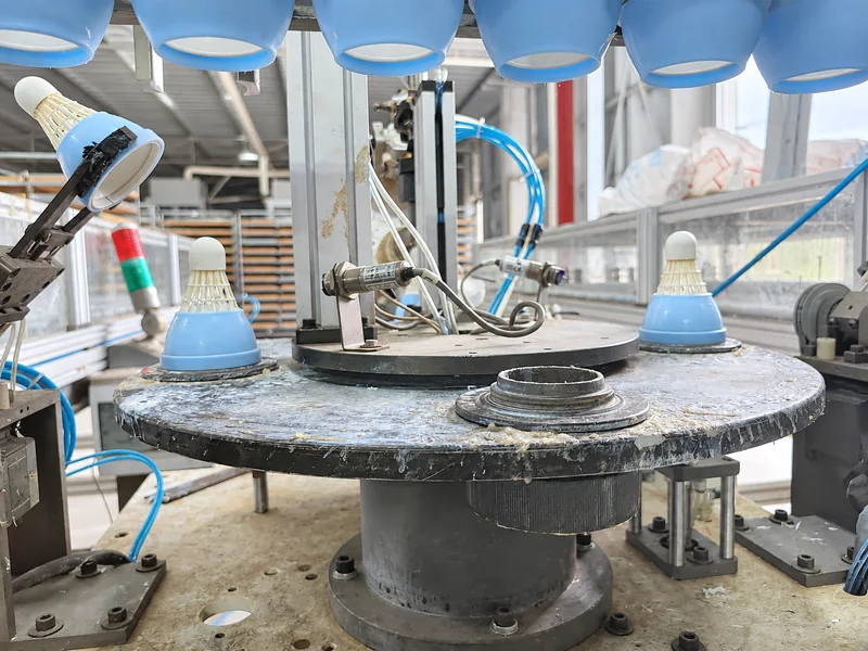 Automated rotary base adhesive micro-injection system