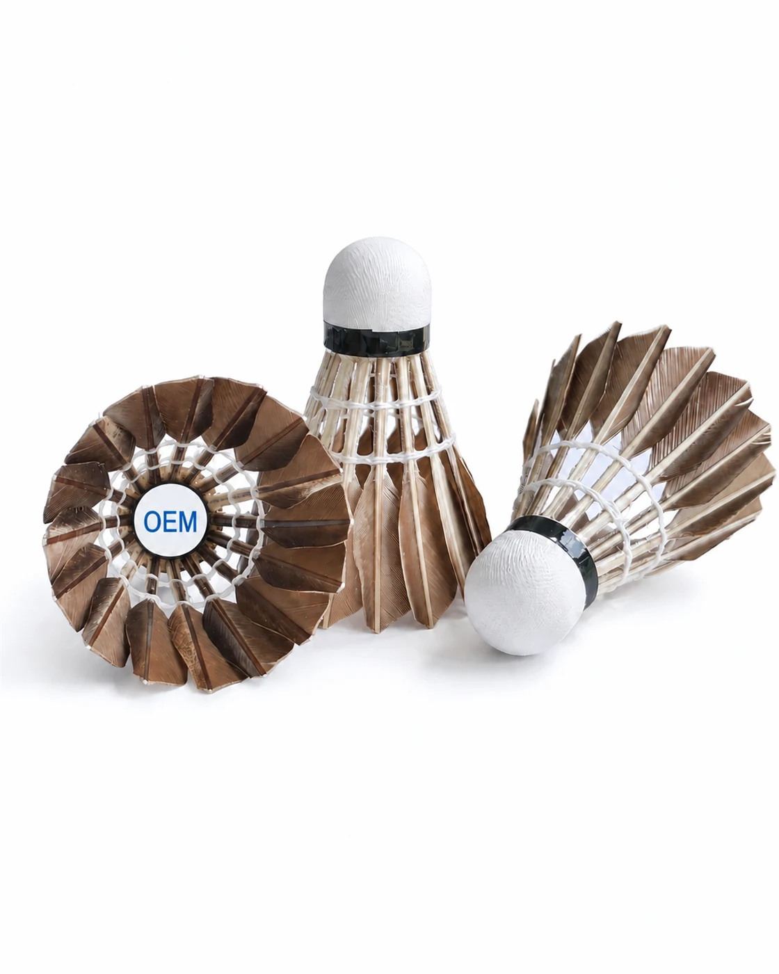 Natural Cork Base & Flight Stability - Badminton Shuttlecock OEM